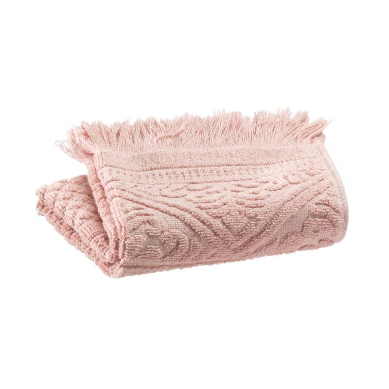 Asciugamano rosa cipria ospite